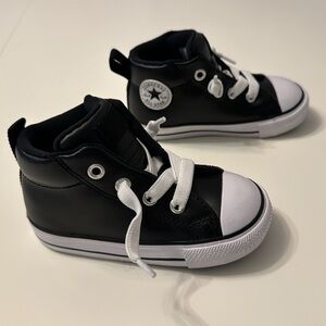 Converse Baby CT All Star Street Black Casual Shoes, infant size US 6